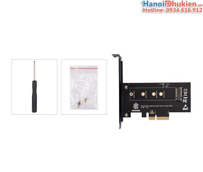 Card chuyển đổi M2 NVMe sang PCI-E 4X Kingshare KS-NVX401