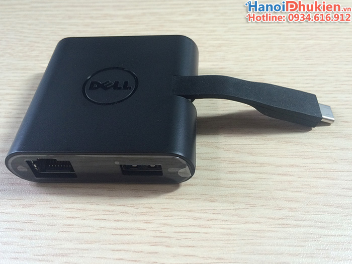 Dell DA200-USB Type C sang HDMI, VGA, Ethernet, USB 3.0 chính hãng